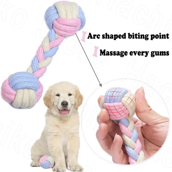 Rope toys for smaller dogs (great for chewing or a light version of tug of war)! - Image 5